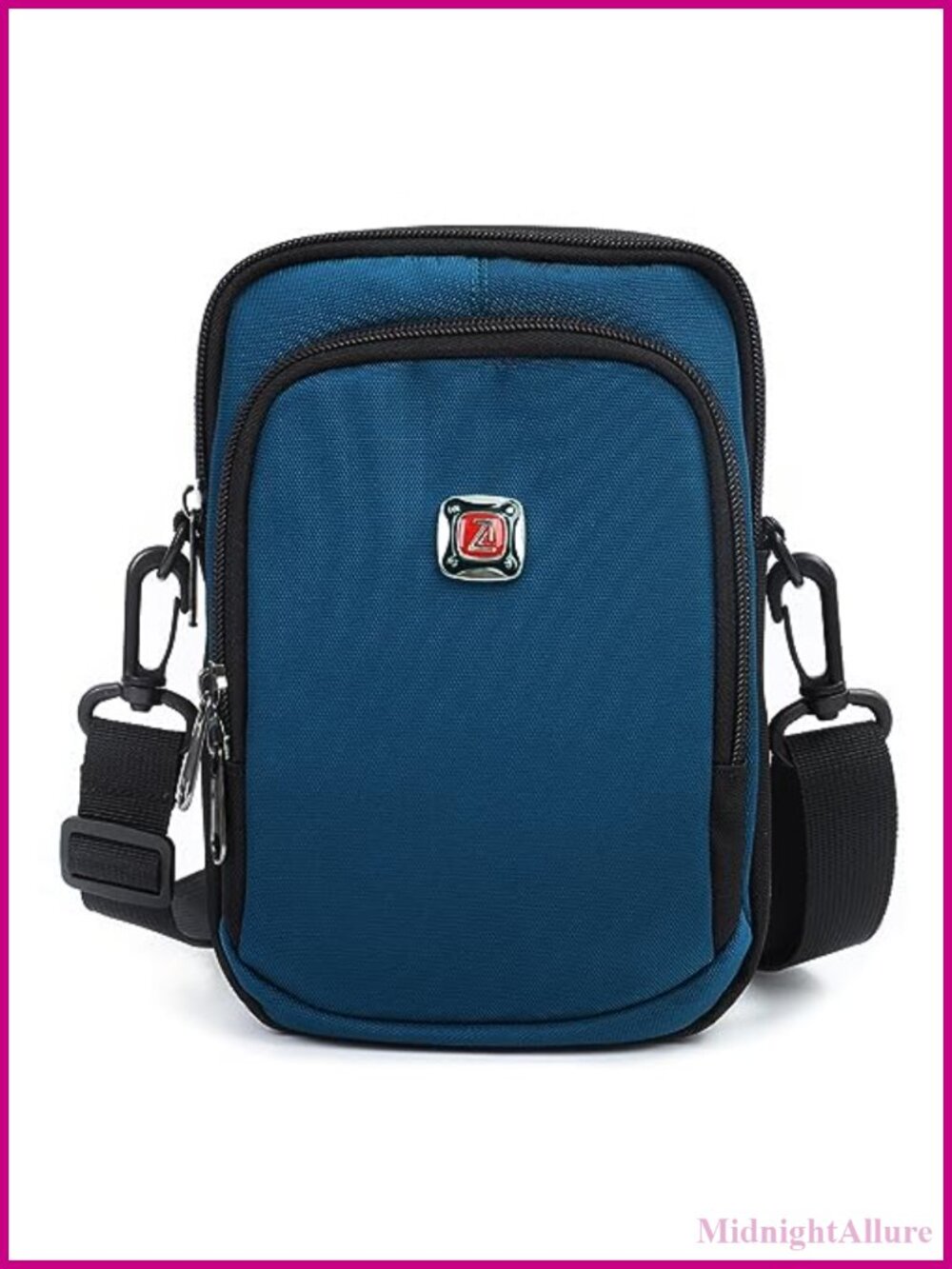 Nylon Mini Crossbody Bag Multifunctional Shoulder Travel Passport Wallet